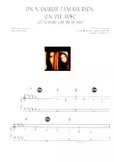 descargar la partitura para acordeón On n'oublie jamais rien On vit avec (Il ricordo che ho di noi) en formato PDF