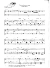 descargar la partitura para acordeón Everething I do en formato PDF