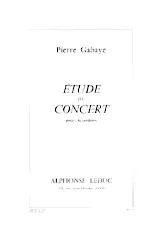 télécharger la partition d'accordéon Etude de Concert au format PDF