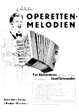 télécharger la partition d'accordéon Operetten Melodien au format PDF