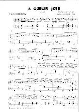 descargar la partitura para acordeón A cœur joie (1er + 2ème Accordéon) (Java) en formato PDF