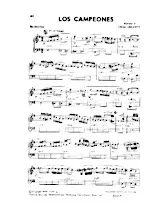 télécharger la partition d'accordéon Los Campeones (Tango) au format PDF