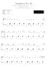 télécharger la partition d'accordéon Symphony n°40 (Arrangement : Gary Burt) au format PDF