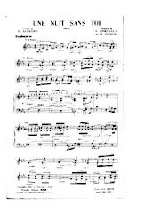 download the accordion score UNE NUIT SANS TOI in PDF format