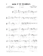 télécharger la partition d'accordéon Mon p'tit écureuil (Fox Trot) au format PDF