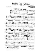 télécharger la partition d'accordéon Noche de Olvido (Tango) au format PDF