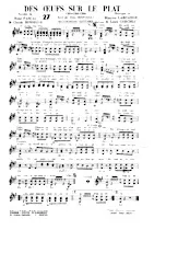 descargar la partitura para acordeón Des oeufs sur le plat (Cha Cha Cha) en formato PDF