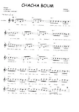 download the accordion score Chacha Boum in PDF format