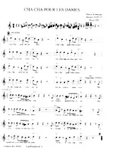 download the accordion score Cha cha pour les dames in PDF format