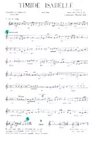 download the accordion score Timide Isabelle (Boléro) in PDF format
