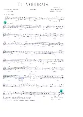 descargar la partitura para acordeón Tu voudrais (Boléro) en formato PDF