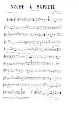 télécharger la partition d'accordéon Noche à Papeete (Boléro Twist) au format PDF
