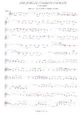 descargar la partitura para acordeón Une si belle chanson d'amour (Rumba Boléro) en formato PDF