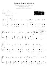 télécharger la partition d'accordéon Tritsch Tratsch Polka (Arrangement Gary Burt) au format PDF