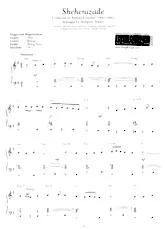 télécharger la partition d'accordéon Sheherazade (Arrangement Margaret Mason) au format PDF