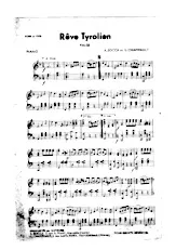 descargar la partitura para acordeón Rêve Tyrolien (Valse) en formato PDF