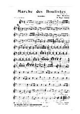 scarica la spartito per fisarmonica Marche des boulistes in formato PDF