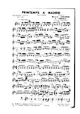 télécharger la partition d'accordéon Printemps à Madrid (Arrangement : Dino Margelli) (Paso Doble) au format PDF