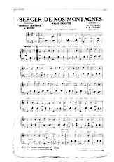 descargar la partitura para acordeón Berger de nos montagnes (Valse Chantée) en formato PDF