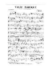 descargar la partitura para acordeón Valse Baroque en formato PDF
