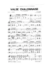 télécharger la partition d'accordéon Valse Chalonnaise (Valse Musette) au format PDF