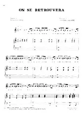 download the accordion score On se retrouvera in PDF format