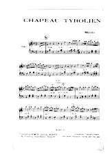 télécharger la partition d'accordéon Chapeau Tyrolien au format PDF