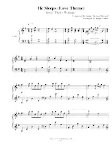 scarica la spartito per fisarmonica He sleeps (Du film : Pretty Woman) (Piano) in formato PDF