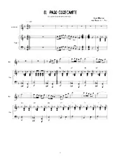 télécharger la partition d'accordéon El Paso Cosecante (La buena relacion entre hypotenusa) au format PDF