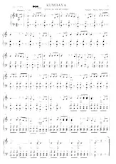 scarica la spartito per fisarmonica Kumbaya (Prière du soir Africaine) in formato PDF