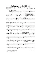 scarica la spartito per fisarmonica J' danse le letkiss (Let me kiss you) in formato PDF