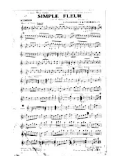 scarica la spartito per fisarmonica Simple Fleur (Valse Musette) in formato PDF