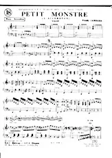 télécharger la partition d'accordéon Petit Monstre (L'Accordéon) (Valse) au format PDF