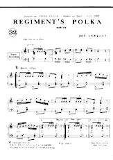 download the accordion score Régiment's Polka in PDF format