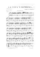 scarica la spartito per fisarmonica La java à Bambina in formato PDF