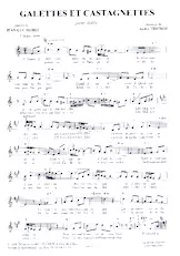 descargar la partitura para acordeón Galettes et castagnettes (Paso Doble Chanté) en formato PDF