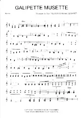 descargar la partitura para acordeón Galipette Musette (Marche) en formato PDF