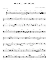 descargar la partitura para acordeón Monica Solamente (Bossa Nova)  en formato PDF