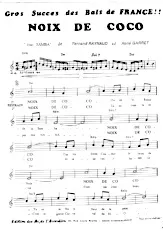 descargar la partitura para acordeón Noix de coco (Samba) en formato PDF