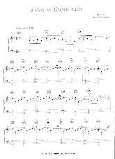 descargar la partitura para acordeón A day without rain en formato PDF