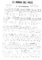 download the accordion score La horra del paso (2ème Accordéon) (Paso Doble)  in PDF format