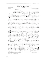 scarica la spartito per fisarmonica Paris valsait in formato PDF