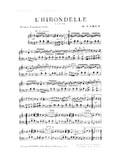 download the accordion score L'hirondelle in PDF format
