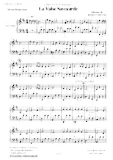 descargar la partitura para acordeón La valse Savoyarde en formato PDF