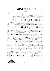 descargar la partitura para acordeón Minet Bleu (Valse) en formato PDF
