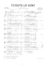 download the accordion score Ecoute le vent (Boléro) in PDF format