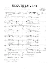 descargar la partitura para acordeón Ecoute le vent (Boléro) en formato PDF