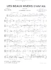 download the accordion score Les beaux hivers d'antan (Boléro) in PDF format