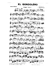 descargar la partitura para acordeón El Gondoléro (Tango Typique) en formato PDF