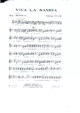 descargar la partitura para acordeón Viva la Samba en formato PDF